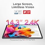 TCL NXTPAPER 14 Tablet 14.3" 2.4K 8GB+256GB 33W Fast Charge IP54 Gray view 3