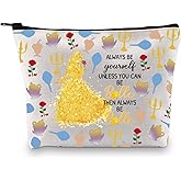 XYANFA Movie Makeup Bag Movie Fans Gift Princess Birthday Gift Fairy Tales Cosmetic Bag