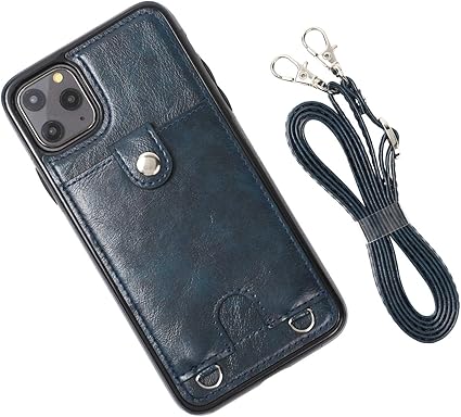 Amazon Co Jp Moclil Iphone 11 Pro Max スマホ ケース 肩掛け 首かけ 斜めがけ ショルダー ストラップ付き 画面クリーナー 日本語説明書付き 11 Pro Max インディゴ Ml0028 家電 カメラ