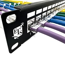 ETS 24-Port CAT6A FTP Shielded 1U Patch Panel