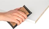haggiy Melamine Edging Tape 40mm x 5m | Iron-On Black Smooth Edge Tape view 5