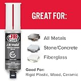 J-B Weld Syringe Original Cold-Weld Two-Part Epoxy 25ml Dark Grey view 4