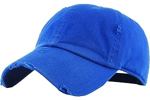 KBETHOS Vintage Washed Distressed Cotton Dad Hat Baseball Cap Adjustable Polo Trucker Unisex Style Headwear