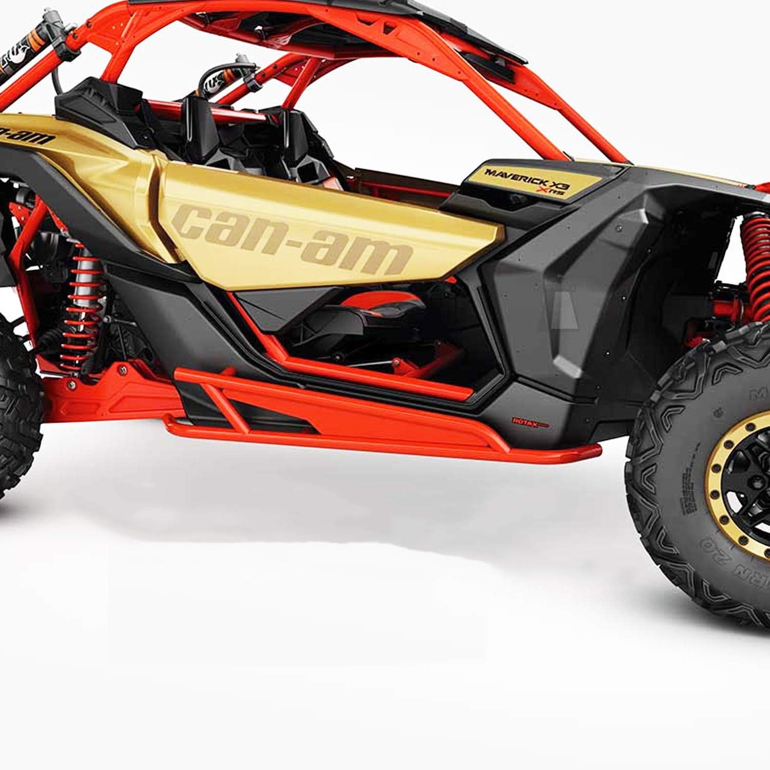CanAm New OEM Maverick X3 Red Rock Slider Kit, 715003438
