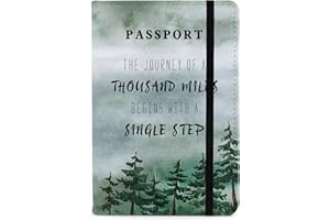 PDE-QUNLIAN Passport Book Holder Passport Wallet for Children Passport Holder for Kid Passport Cover for Boy and Girl Passport Case Passport Books Holder 1 PCS (6x4IN)