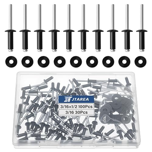 J Rivet Set JTAREA 130pcs 3/16