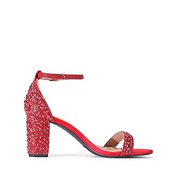 DREAM PAIRS Women's Chunk Low Heel Pump