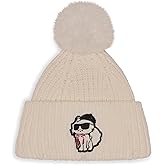 Karl Lagerfeld Girls Sassy Choupette Faux Fur Pom Beanie