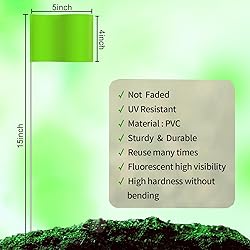 Zozen Marking Flags, Green Color | 1000 Pcs