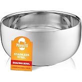 Stainless Steel Shaving Soap Bowl, Stainless Steel Shaving Mug, Shaving Cup, Mug for Shave Cream &amp; Soap - Unbreakable Shaving Cup, Barbers Accessories For Your Wet Shaving Kit