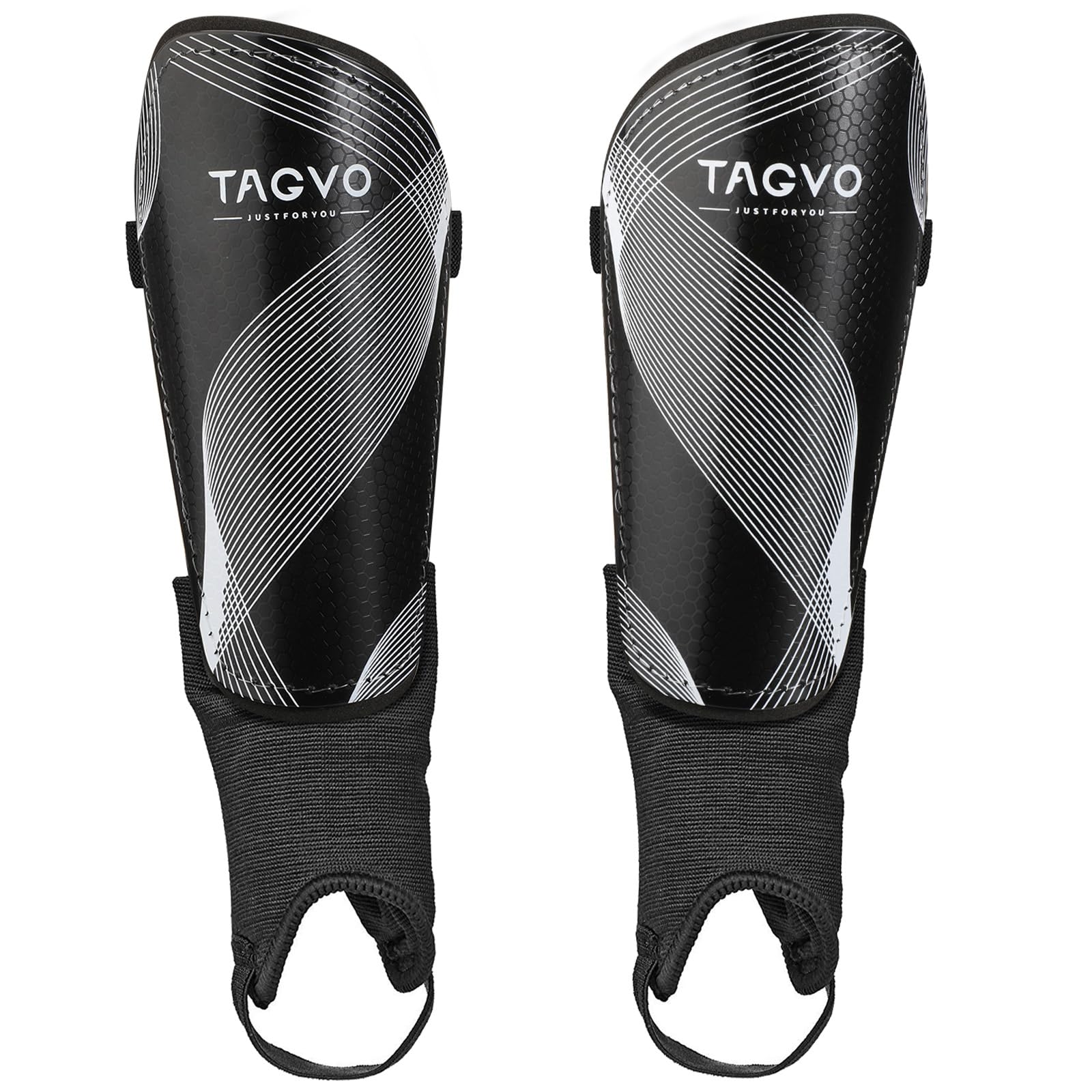 Photo 1 of TAGVO Soccer Shin Guards for Kids Youth - Protective Soccer Equipment for Boys Girls - Adults Men Women Soccer Shin Guards - Soccer Shin Pads for Kids 3-16 Years Old Girls Boys, High Impact Resistant