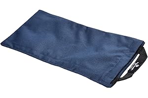 Hugger Mugger Unfilled 10lb Yoga Sandbag - Adds Weight to Your Poses, Zipper Cover, Sturdy Handle, Durable Material, Not Filled with Sand