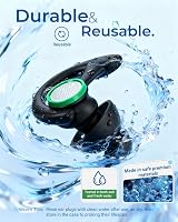 Hearprotek Swimming Ear Plugs Adults 2 Pairs Reusable Silicone Black view 5
