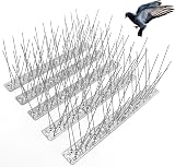 Remiawy Bird Spikes for Pigeons Small Birds 5 Strips 1.2m Stainless Steel view 1