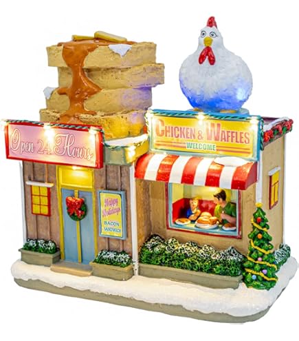 Amazon.com: Department 56 Snow Village McDonalds : Home & Kitchen