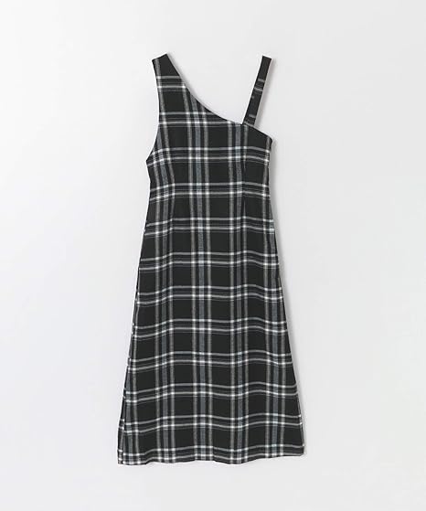 Amazon センスオブプレイス ワンピース ドレス アシンメトリージャンパースカート レディース 97 26a111 Black Free ワンピース チュニック 通販