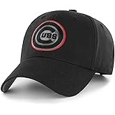 Officially Licensed Chicago Youth Boys Girls Baseball Hat Classic Edition Kids MVP Adjustable Embroidered Team Logo Cubs Black Cap