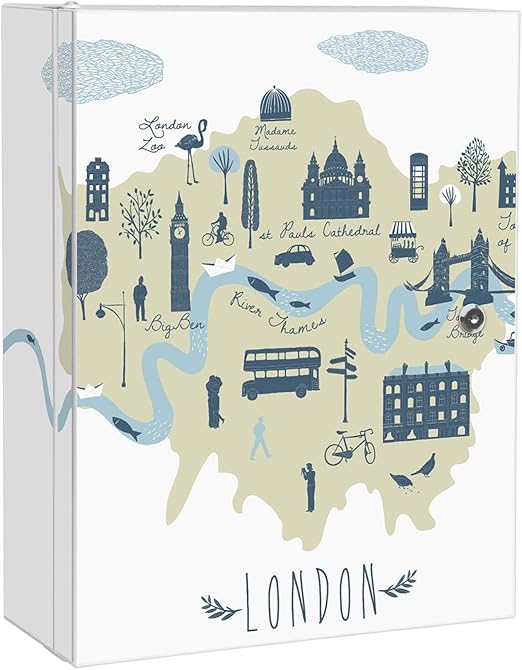 banjado – Botiquín Grande con Cerradura, 35 x 46 x 15 cm, Armario para