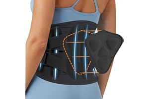 DOKIBI Back Brace for Lower Back Pain Relief for Women Adjustable Lumbar Support Belt Breathable Mesh for Herniated Disc,Sciatica,Scoliosis with Removable 3D Pad Home Work Sports