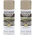 Rust-Oleum 223524A2 Multi-Color Textured Spray Paint, Desert Bisque, 12 Ounce (Pack of 2)