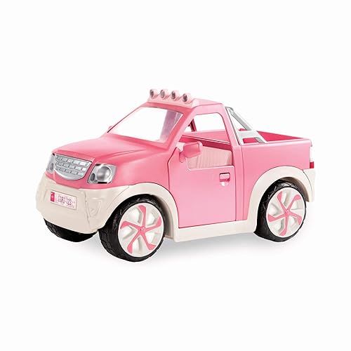 Lori – Pick – Up Truck for Mini Dolls – Pink Car for 6-Inch Dolls