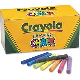 Crayola Colorful Drawing Chalk - 144 Colored Chalk Sticks