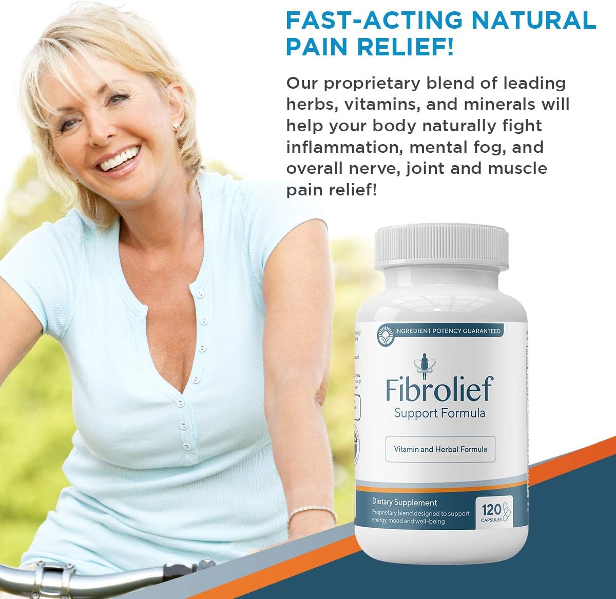 Fibrolief: Fibromyalgia Support Formula - Vitamin and Herbal Formula for Back, Neck, and Muscle Pain Relief - 120 Count (30 Day Supply) - Maximum Bioavailability and Alternative Pain Relief: Health & Personal Care