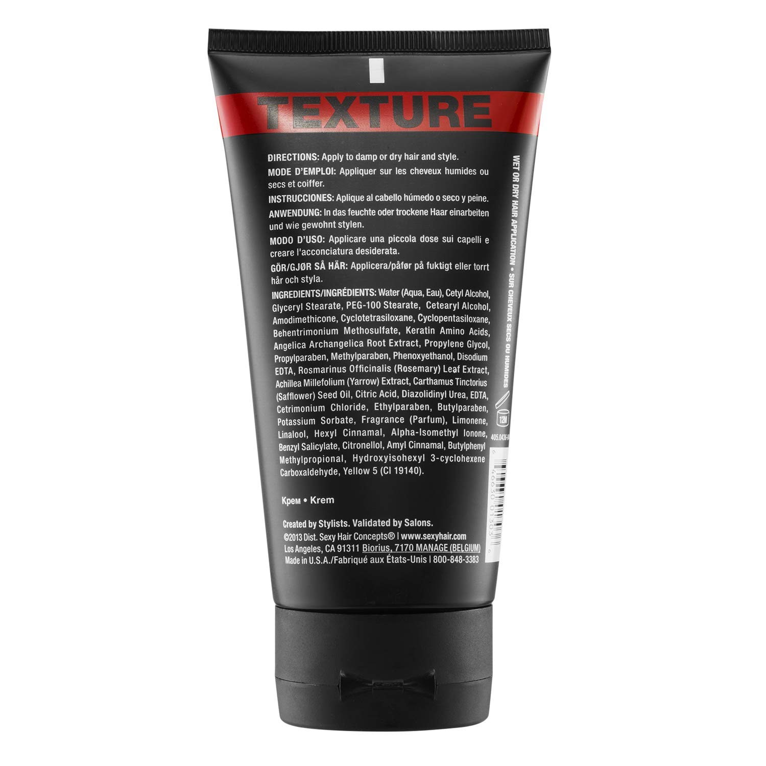SexyHair Style Slept In Texture Creme, 5.1 Fl Oz: Premium Beauty