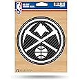 Rico Industries NBA Denver Nuggets Carbon Fiber Design Die Cut Vinyl Decal