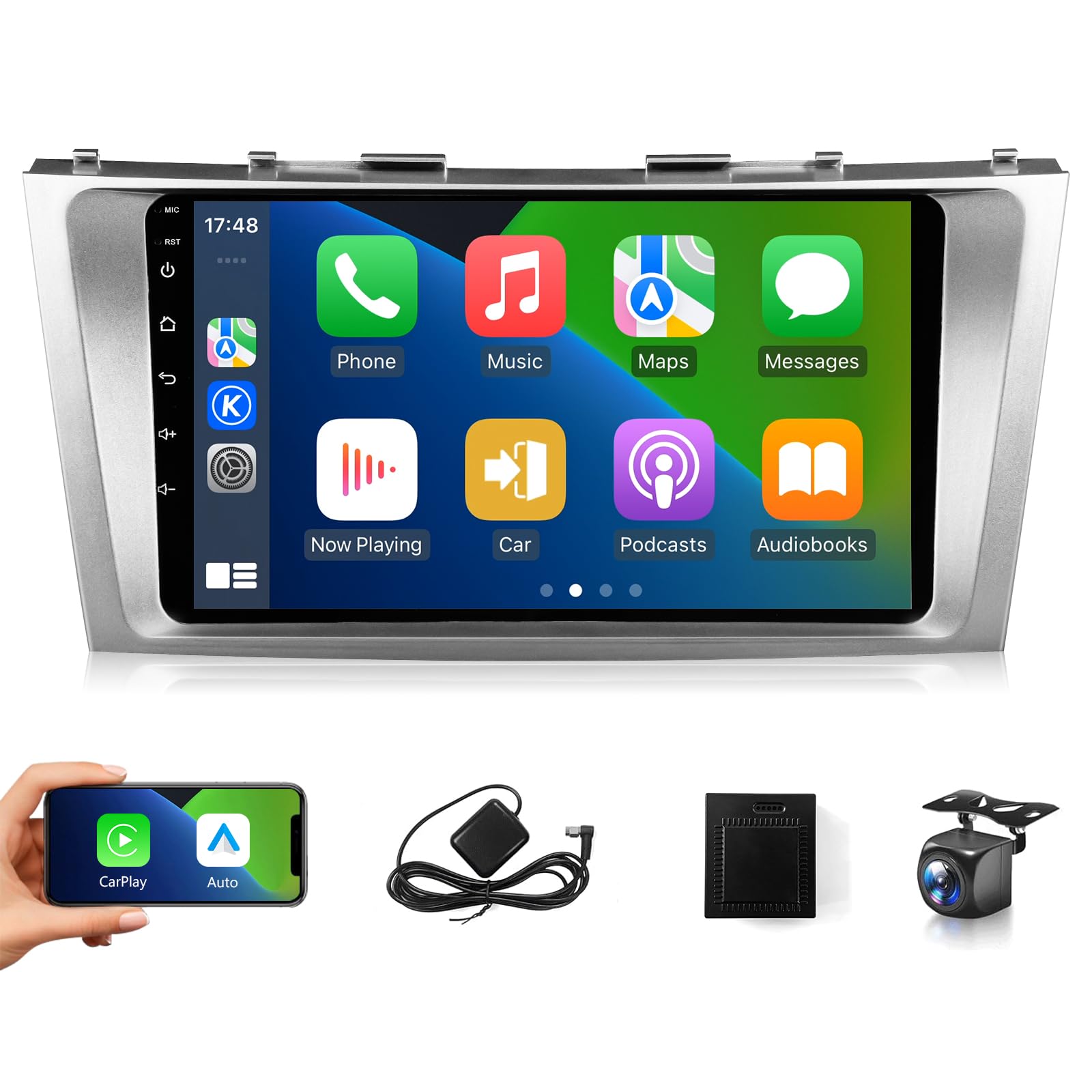 Photo 1 of **MAY NEED DIFFERENT MOUNTING BRACKET*** XGU Android Car Radio for Toyota Camry 2006 2007 2008 2009 2010 2011 Stereo Wireless CarPlay Android Auto, 9" Touch Screen for Camry GPS 5G WiFi FM RDS HiFi Mirrorlink Camera SWC (Fit J.B.L)