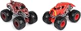 Monster Jam 1:64 Pack Two Trucks Grave Digger vs Higher Education Bulldozer view 4