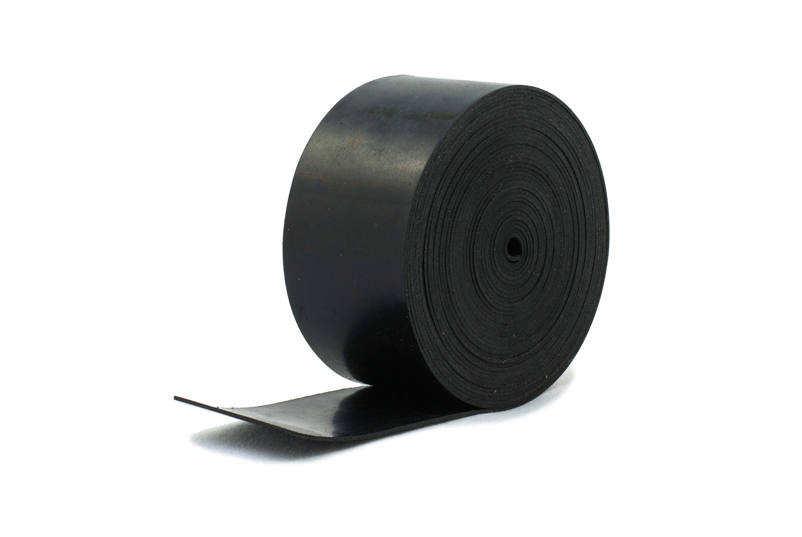 RS® Solid Rubber Strip 40mm Wide x 2mm Thick x 5m Long - SBR Rubber for Sealing, Cushioning, Weather Strip, Anti-Vibration, Anti-Slip, Gaskets & DIY — image 1