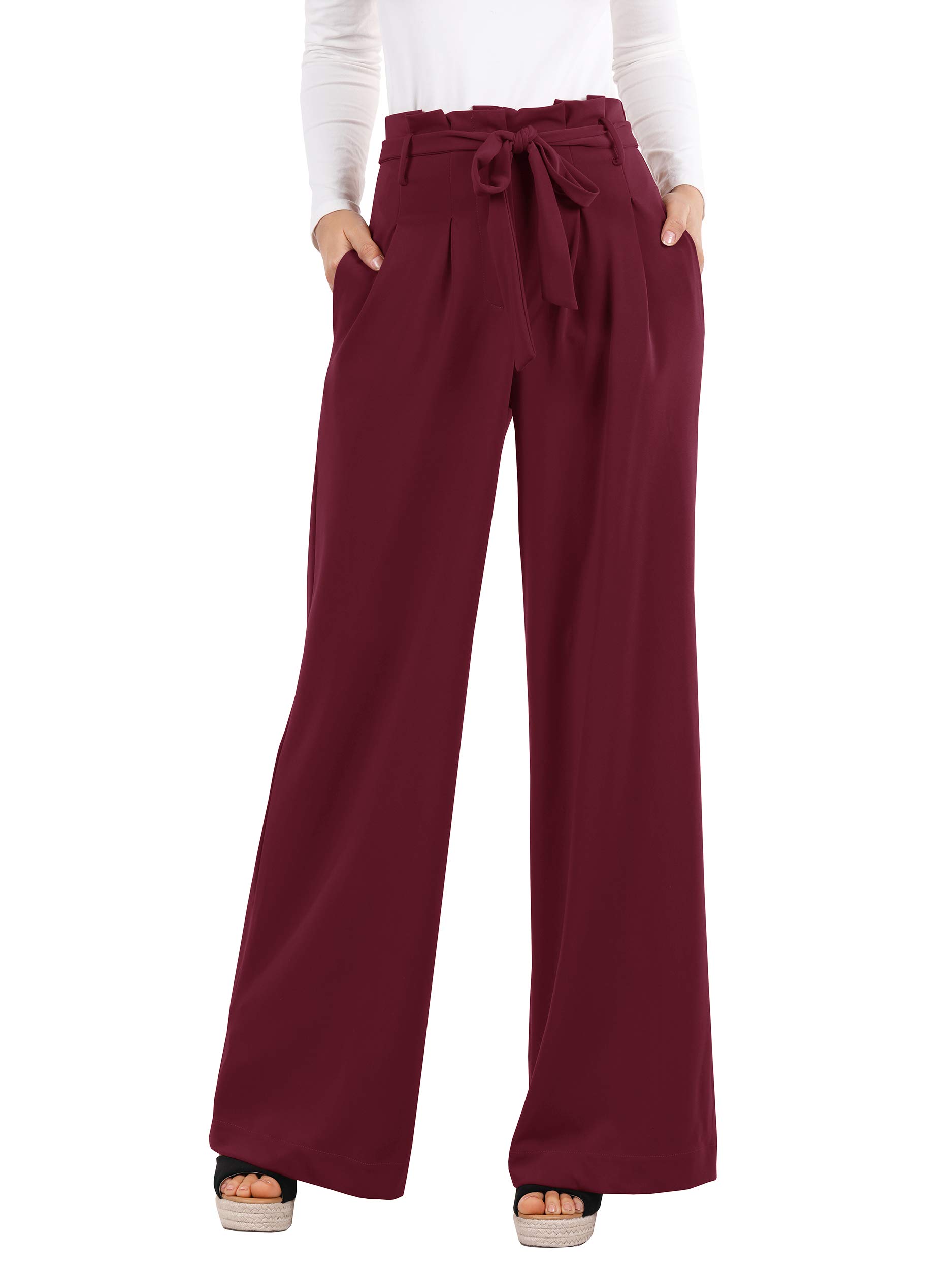 Geckatte Womens Palazzos Wide Leg Pants 