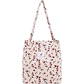 TeeYee Corduroy Tote Bag Casual Handbags Crossbady Bag Large Capacity Shopping Shoulder Bags Work Purses Travel Satchel | Shopper bag, Snap fastener, Multipocket, Multi-pattern design