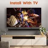 PUTORSEN Soundbar Mount Brackets for TV Under Mount Adjustable 15 kg view 2