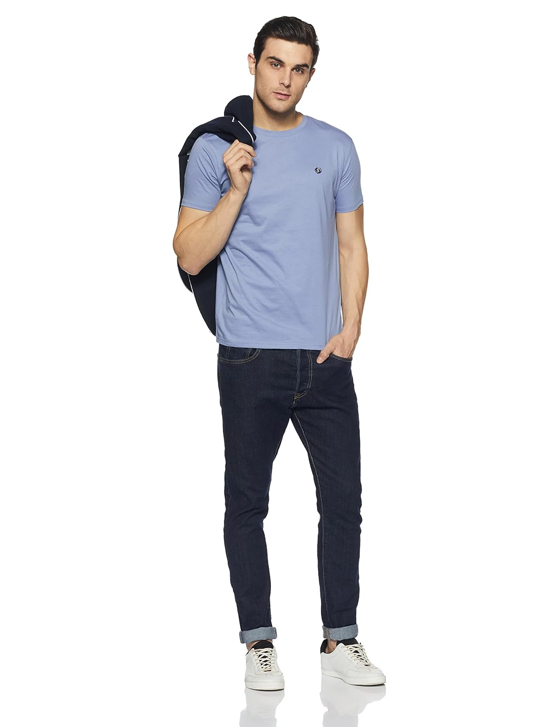 symbol amazon brand men's cotton round neck t-shirt