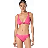 Michael Kors Womens Bubble Logo Ring Solid Bottom