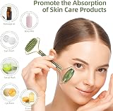 TECHSTR Jade Roller Gua Sha Set - Eye Puffiness & Skin Tightening view 3