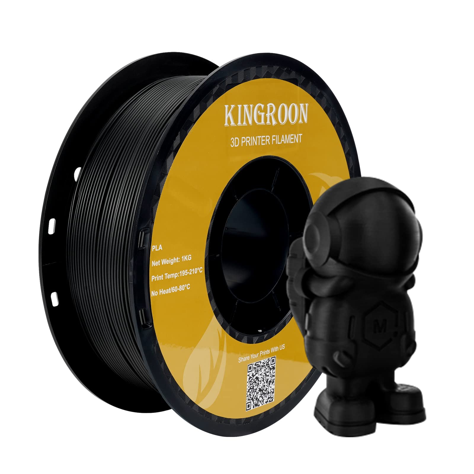 Kingroon PLA 3D Printer Filament, Dimensional