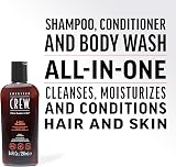 American Crew 3-In-1 Shampoo Conditioner Body Wash for Men 450ml Long Lasting view 2