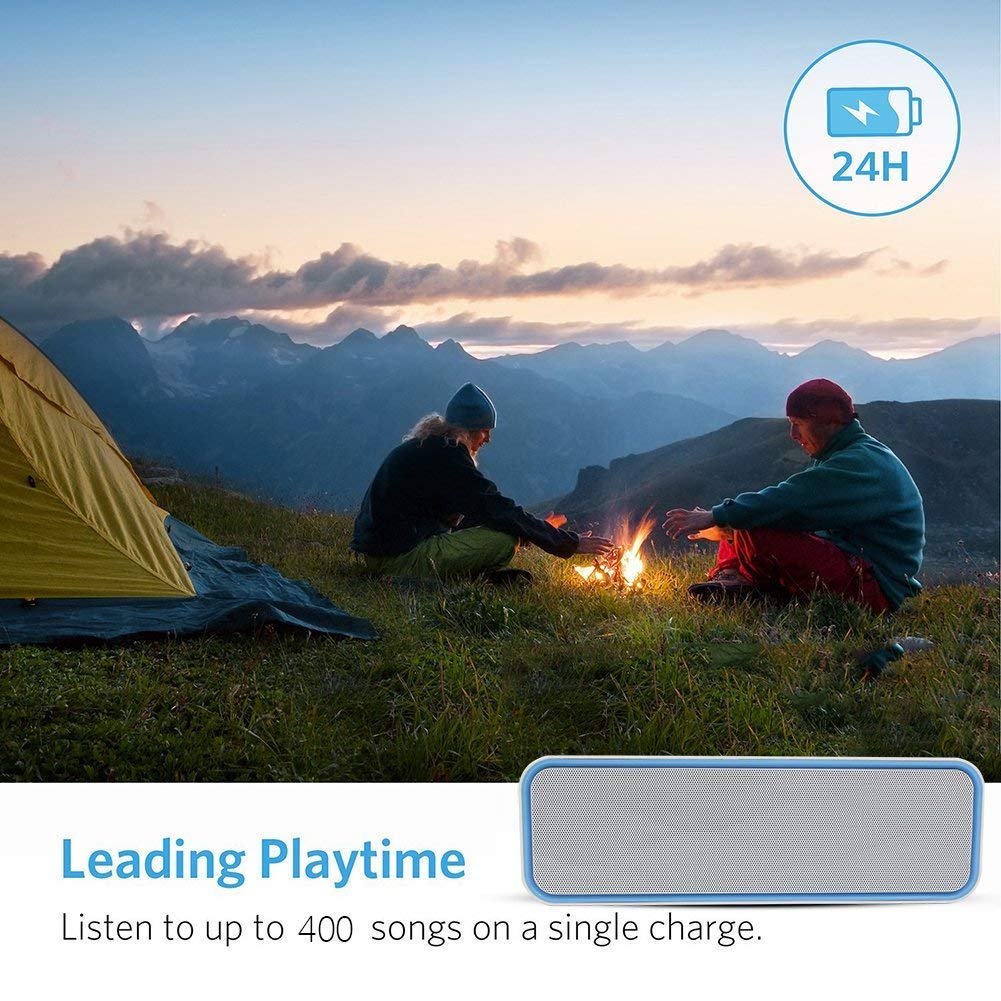 Portable Wireless Bluetooth Speakers,XPLUS All-in-1 Portable HIFI V4.0 Wireless Bluetooth Speakers,Hands-Free Speakerphone with Mic,Support TF Card for Smartphones and All Audio Enabled Devices (White)