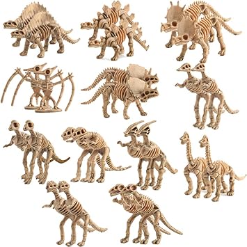 dinosaur skeleton figures