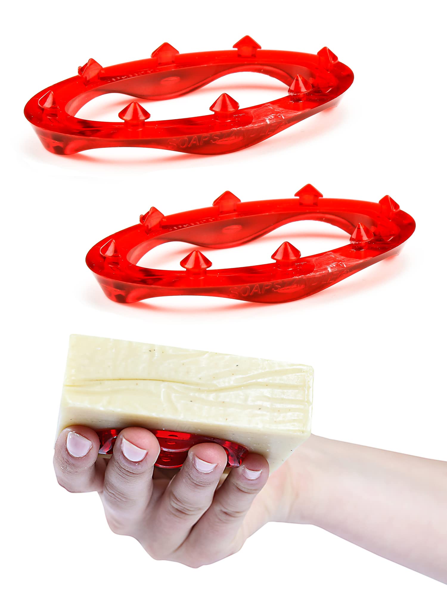 SoapStandle Bar Soap Gripper No Goo or Mess Soap