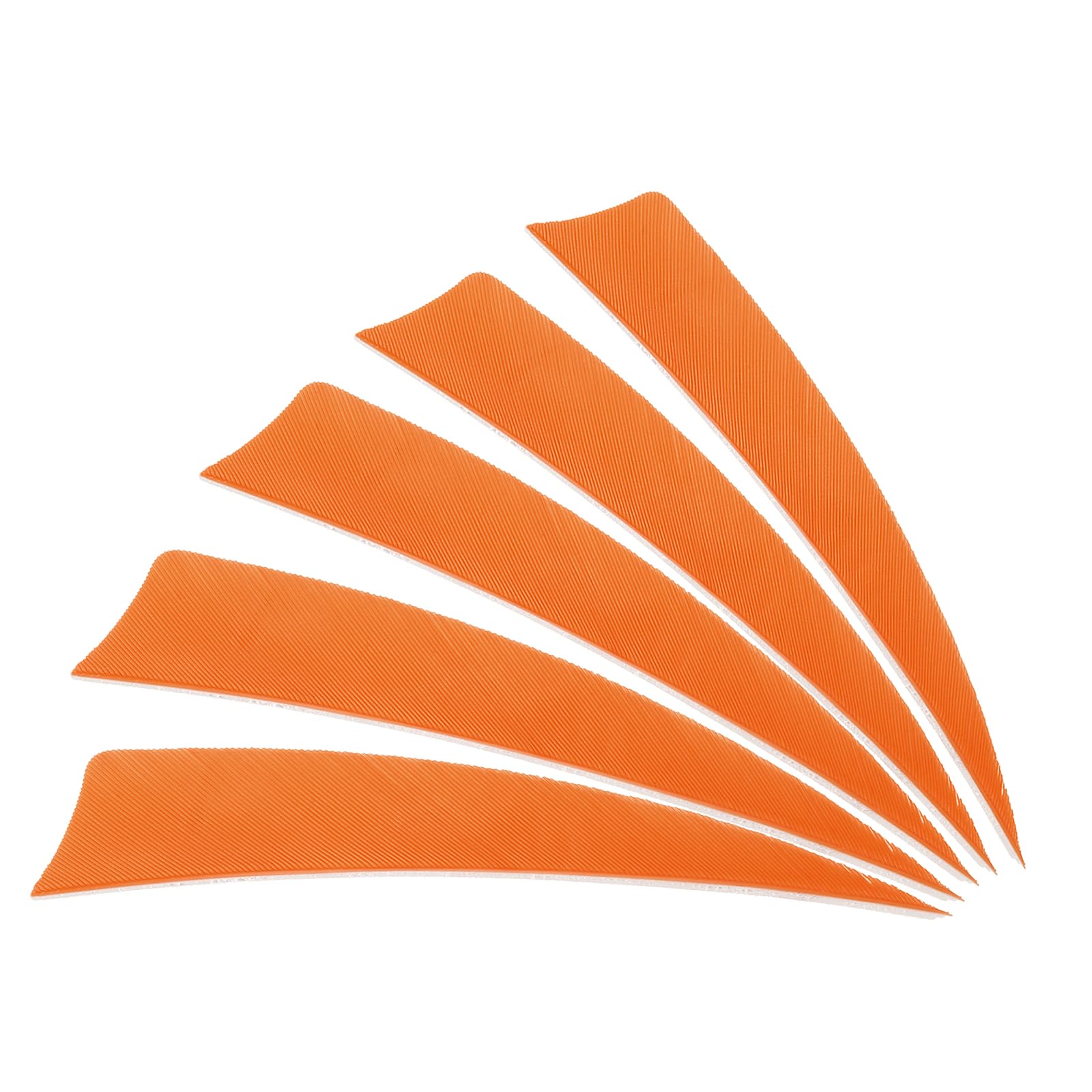 PATIKIL Arrows Vanes 30 Pack 4 Inch Arrow Turkey Feather Fletch Left Wing Fletching Orange for DIY Target Shooting
