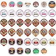 Crazy Cups Coffee Single Serve For Keurig K Cup Brewers Variety Pack Sampler, Flavored, 40 Count