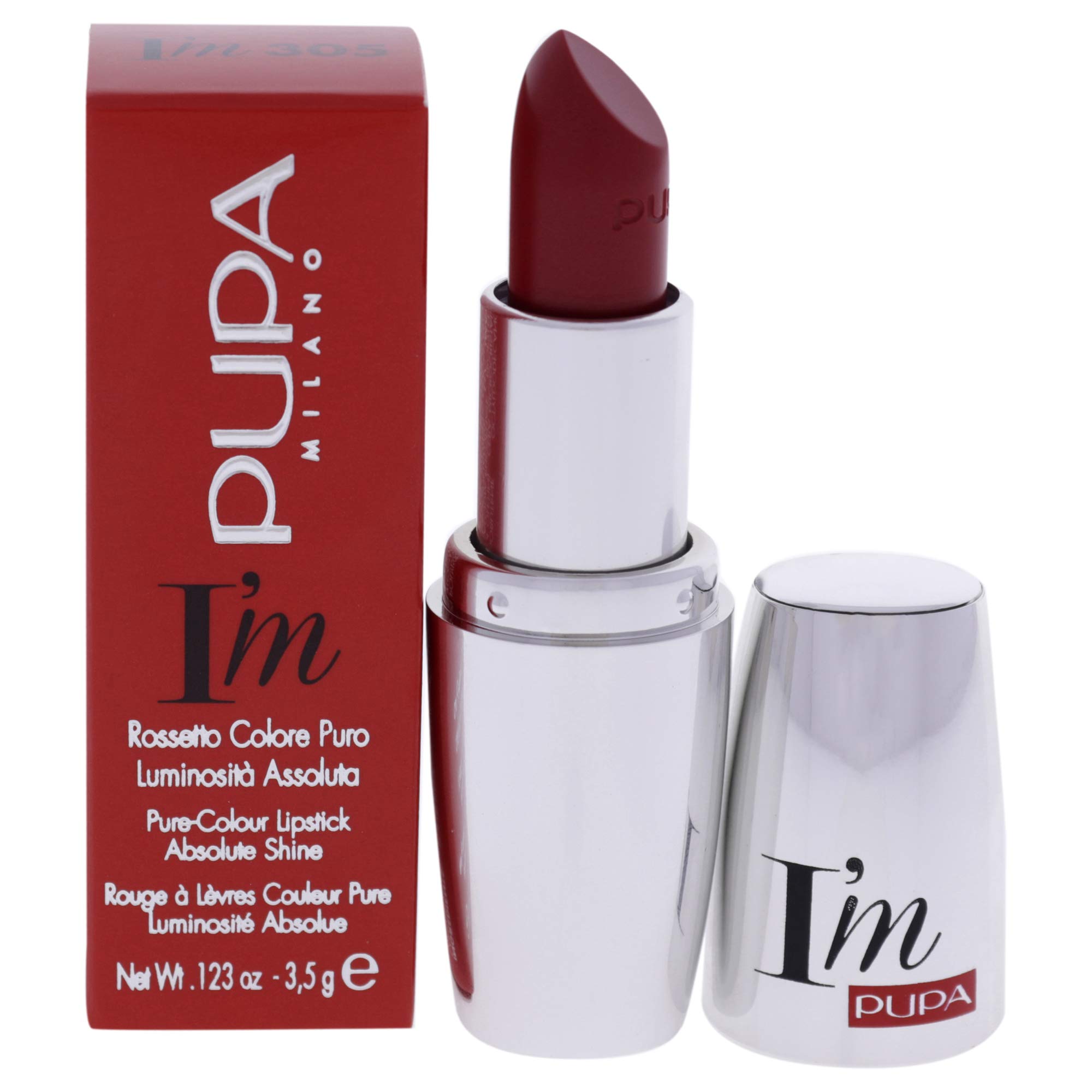 PUPA Milano I'm Pure Colour Lipstick Absolute Shine, Cherry 3.5 g — image 1