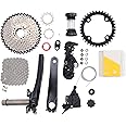 9 Speed Groupset,Box Components Mountain Bike Drivetrain Upgrade 11 to 40T Bike Speed Cassette Crank Shift Lever Rear Derailleur Chain Set