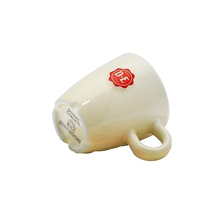 Douwe Egberts Espresso Tasse, Espressotasse, Kaffeetasse, Porzellan, Weiß, 60 ml