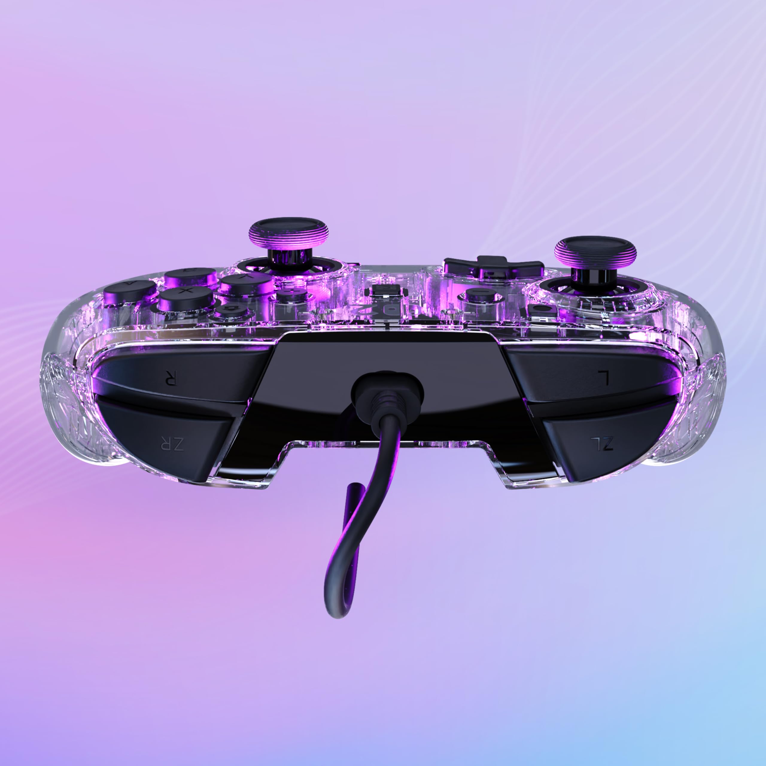 Turtle Beach Afterglow Transparent Kabelgebundener RGB-Gaming-Controller Offiziell lizenziert für Nintendo Switch 2 8