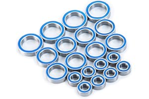 BRKRC 20PCS Steel Rubber Sealed Ball Bearing Kit for Redcat Volcano EPX Pro & Redcat Tornado EPX Pro Upgrade Parts